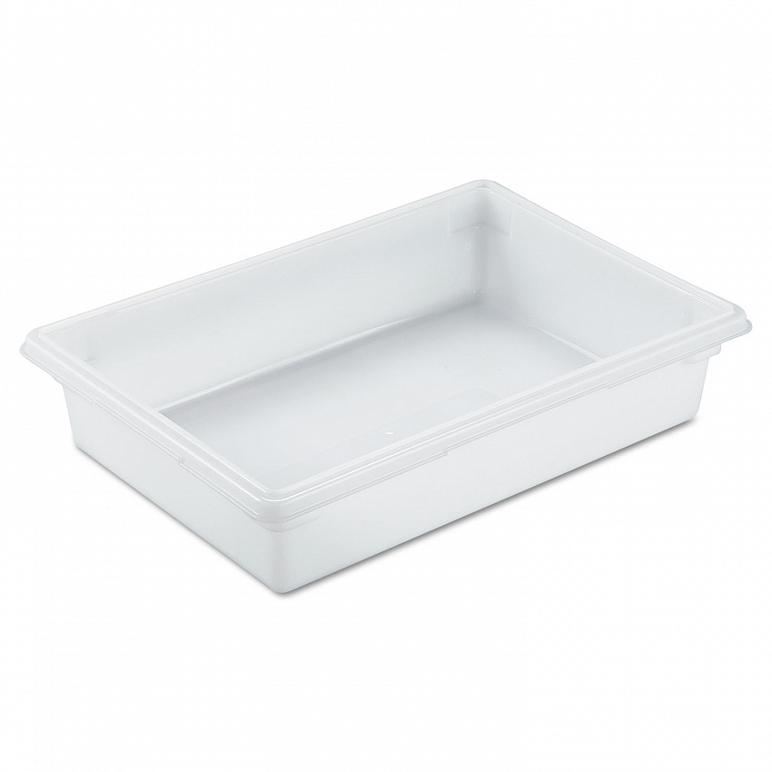 Food/Tote Boxes, 8.5 gal, 26 x 18 x 6, White, Plastic (3508WHI)