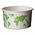 World Art PLA-Laminated Soup Containers, 5 oz, White/Green, Paper, 1,000/Carton (EPBSC5WDL)