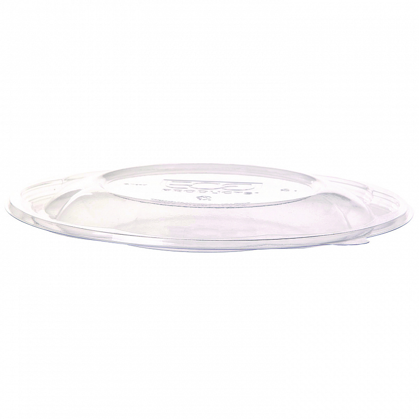 Salad Bowl Lids, Lids for 64 oz Squat Salad Bowls, 9.5" Diameter, Clear, Plastic, 300/Carton (EPSBS64LID)