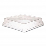 Renewable and Compostable Lids, 7.86 x 7.86 x 1.64, Clear, Plastic, 200/Carton (EPSCS8SLID)