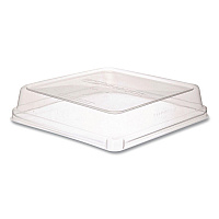 Renewable and Compostable Lids, 7.86 x 7.86 x 1.64, Clear, Plastic, 200/Carton (EPSCS8SLID)