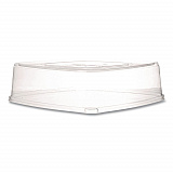 Vanguard Regalia Serving Tray Lids, 14.5 x 14.5 x 3.94, Clear, Plastic, 50/Carton (EPSCTRS14LID)