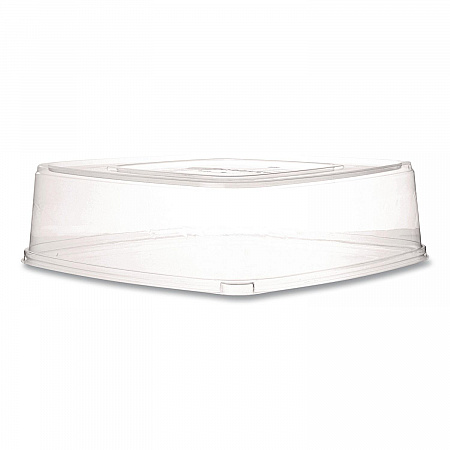 Vanguard Regalia Serving Tray Lids, 14.5 x 14.5 x 3.94, Clear, Plastic, 50/Carton (EPSCTRS14LID)
