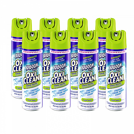Foamtastic Bathroom Cleaner, Fresh Scent, 19 oz Aerosol Spray, 8/Carton (5703700071CT)