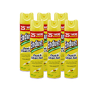 Endust Multi-Surface Dusting and Cleaning Spray, Lemon Zest Scent, 12.5 oz Aerosol Spray, 6/Carton (CB508171)
