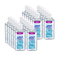 Advanced Hand Sanitizer Refreshing Gel, 4 oz Flip-Cap Bottle, Clean Scent, 24/Carton (965124)