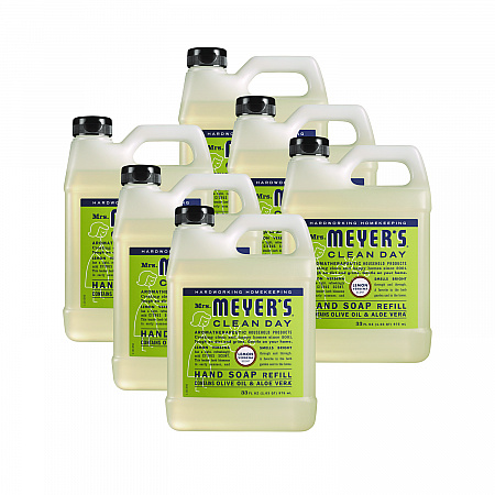 Clean Day Liquid Hand Soap Refill, Lemon Scent, 33 oz, 6/Carton (373219)