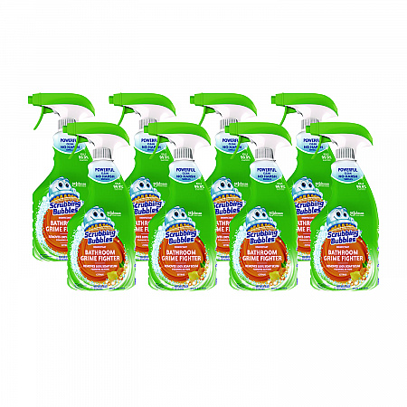 Multi Surface Bathroom Cleaner, Fresh Citrus Scent, 32 oz Spray Bottle, 8/Carton (366078)