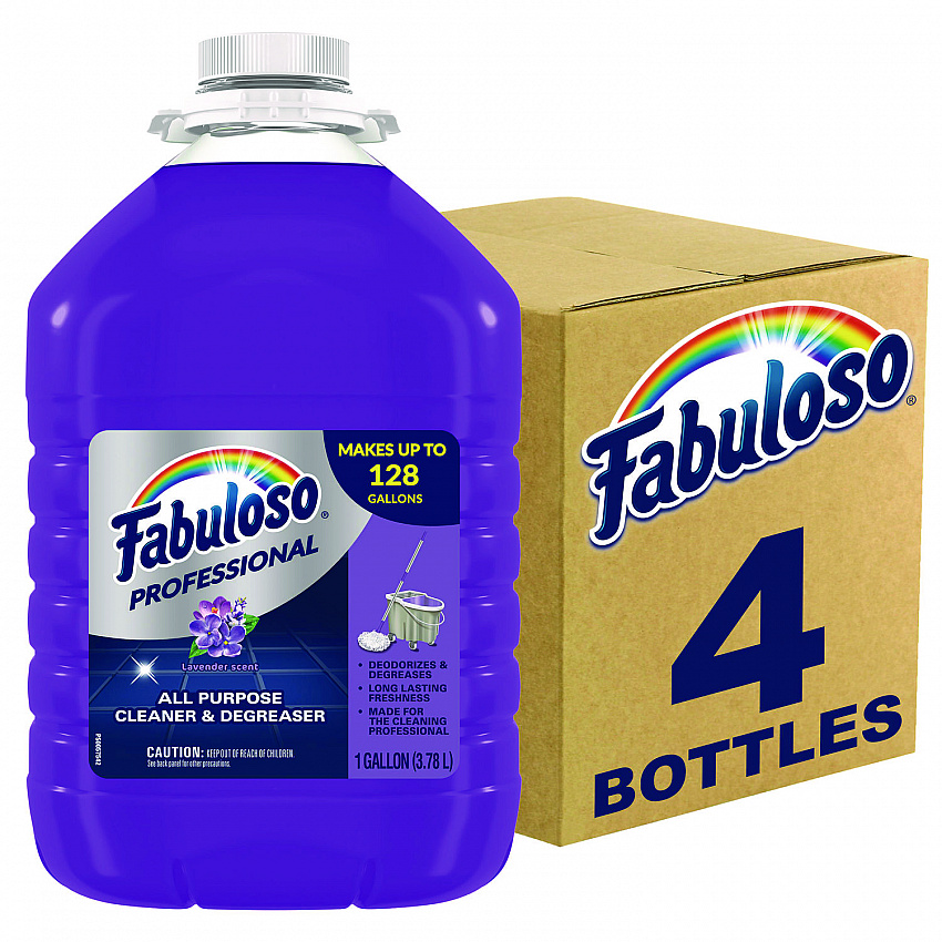All-Purpose Cleaner, Lavender Scent, 1 gal Bottle, 4/Carton (05253)