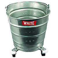 Metal Mop Bucket, 26 qt, Steel (260)