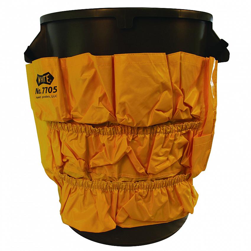 Gator Caddy Vinyl Yellow Bag, Nine Compartments, 20 x 20.5, Yellow (7705)