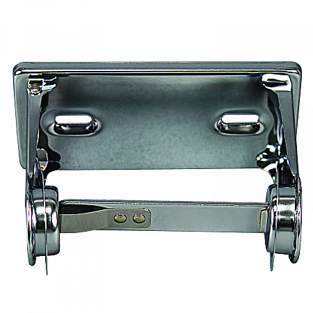 Single Roll Toilet Tissue Dispenser, 6.5 x 4.5 x 2.75, Chrome, 1 Dozen (2500DZ)
