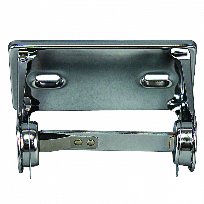 Single Roll Toilet Tissue Dispenser, 6.5 x 4.5 x 2.75, Chrome, 1 Dozen (2500DZ)