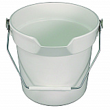 Deluxe Heavy-Duty Bucket, Polypropylene, Gray, 10.63" Diameter (5510)