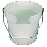 Deluxe Heavy-Duty Bucket, Polypropylene, Gray, 10.63" Diameter (5510)