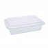 Newspring VERSAtainer Microwavable Containers, Base/Lid Combo, 8.8 x 6 x 2.5, White/Clear, Plastic, 150/Carton (NC888)