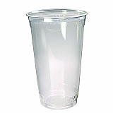 Kal-Clear PET Cold Drink Cups, 24 oz, Plastic, Clear, 25/Sleeve, 24 Sleeves/Carton (KC24)
