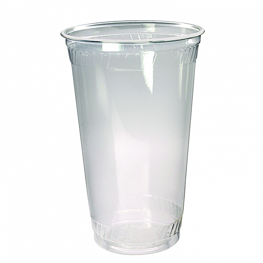 Kal-Clear PET Cold Drink Cups, 24 oz, Plastic, Clear, 25/Sleeve, 24 Sleeves/Carton (KC24)