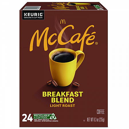 Breakfast Blend K-Cup, 24/BX (7468)