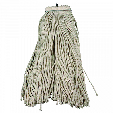 Layflat Regular Screw-Type Mop Head, Cotton, 24 oz, 1
