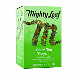 Whole Leaf Tea Pouches, Green Tea Tropical, 15/Box (510138)