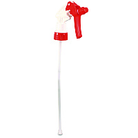 General Purpose Trigger Sprayer, 9.88" Tube, Fits 32 oz Bottles, Red/White, 24/Carton (59062491)
