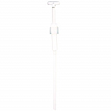 Economy Plastic Dispensing Pump with Senior Rieke Adapter for 5 gal Pails and 38 mm Screwcap for 1 gal Jugs, White (904AEA)