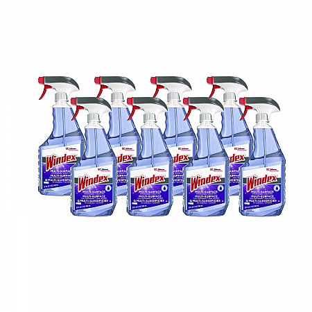 Non-Ammoniated Glass/Multi Surface Cleaner, Fresh Scent, 32 oz Bottle, 8/Carton (322381)