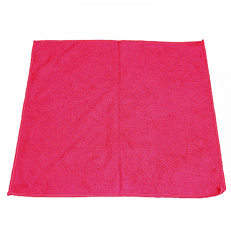 Lightweight Microfiber Cloths, 16 x 16, Red, 240/Carton (LFK451)