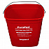 PuraPail Sanitizing Bucket, 6 qt, Polyethylene, Red (55066SEA)