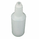 Plastic Bottles with Graduations, 32 oz, Clear, 12/Carton (5032WGDZUN)
