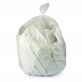 Linear Low-Density Can Liners, 16 gal, 0.7 mil, 24" x 32", Clear, Flat Pack, 500/Carton (H4832HC)