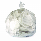 High-Density Waste Can Liners, 45 gal, 11 mic, 40" x 48", Natural, 250/Carton (Z8048MNR01)