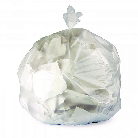 High-Density Waste Can Liners, 45 gal, 11 mic, 40
