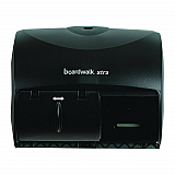 Xtra Twin-Roll Controlled Bath Tissue Dispenser, 11.13 x 7.38 x 8.88, Translucent Black (47GREEN)