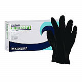 396 Series Disposable General-Purpose Nitrile Gloves, Powder-Free, Large, 4.4 mil Thick, 9.5" Long, Black, 100/Box (396LBXA)