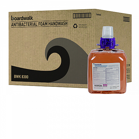 Foam Antibacterial Handwash, Fresh Fruit Scent, 1,250 mL Refill, 4/Carton (8300)