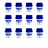 In-Tank Blue Automatic Toilet Bowl Cleaner, Unscented, 9 oz Canister, 12/Box (ABCBX)