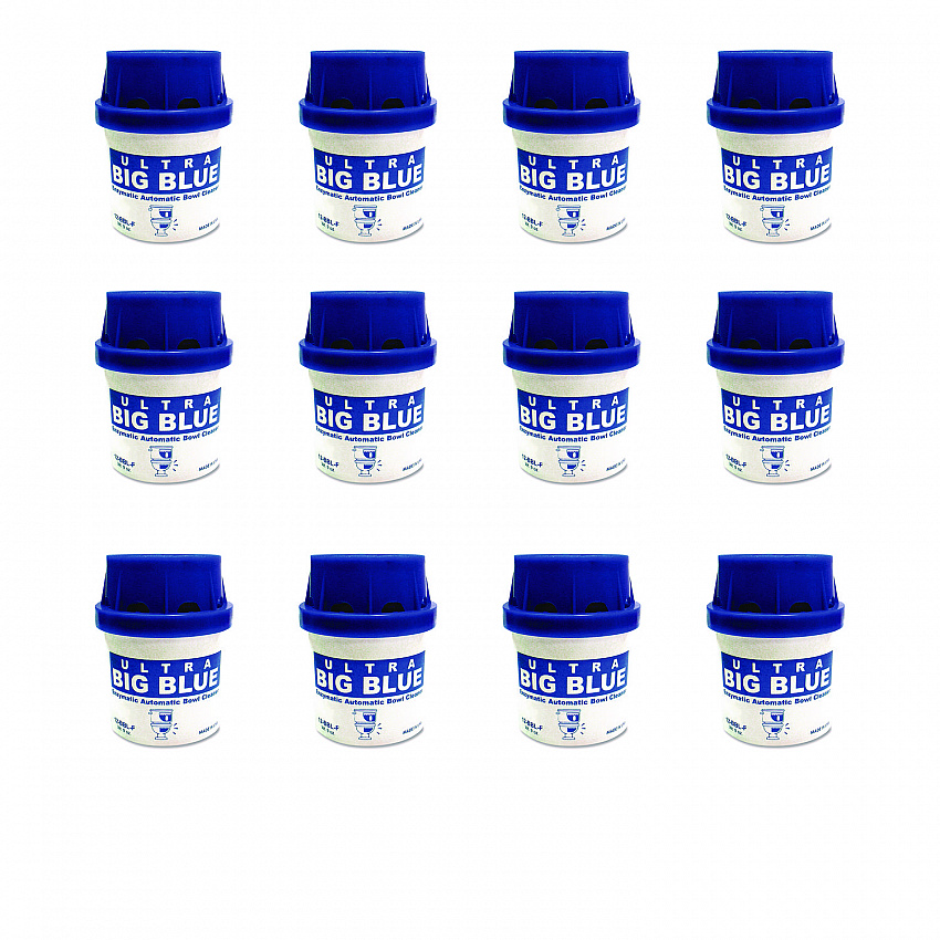 In-Tank Blue Automatic Toilet Bowl Cleaner, Unscented, 9 oz Canister, 12/Box (ABCBX)