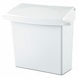 Sanitary Napkin Receptacle with Rigid Liner, Plastic, White (614000)