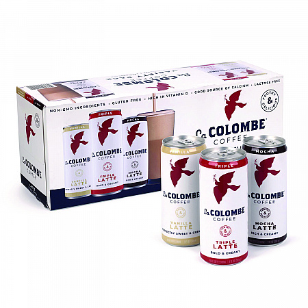 Draft Latte Cold Brew, Assorted Flavors, 9 oz Can, 12/Carton (22002272)