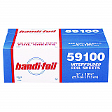 Interfolded Foil Sheets, 55 Gauge, 9 x 10.75, 500/Box, 6 Boxes/Carton (59100)