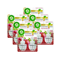 Scented Oil Refill, 0.67 oz, Apple Cinnamon Medley, 2/Pack, 6 Packs/Carton (80420CT)