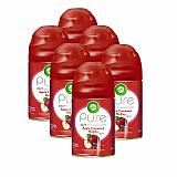 Freshmatic Ultra Spray Refill, Apple Cinnamon Medley, 5.89 oz Aerosol Spray, 6/Carton (78283CT)