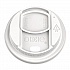 Smart Top Reclosable Lids for Hot Cups, Fits 10 oz to 20 oz Hot Cups, Plastic, White, 1,000/Carton (DSL9542)