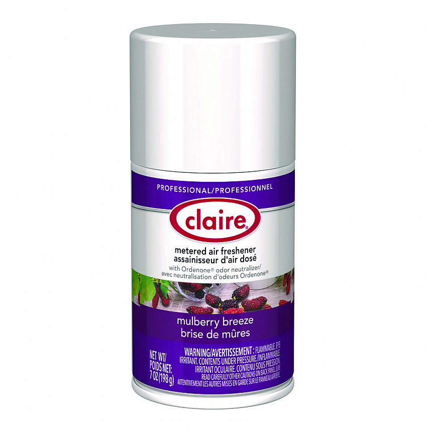 Metered Air Freshener, Mulberry, 7 oz Aerosol Spray, 12/Carton (106)