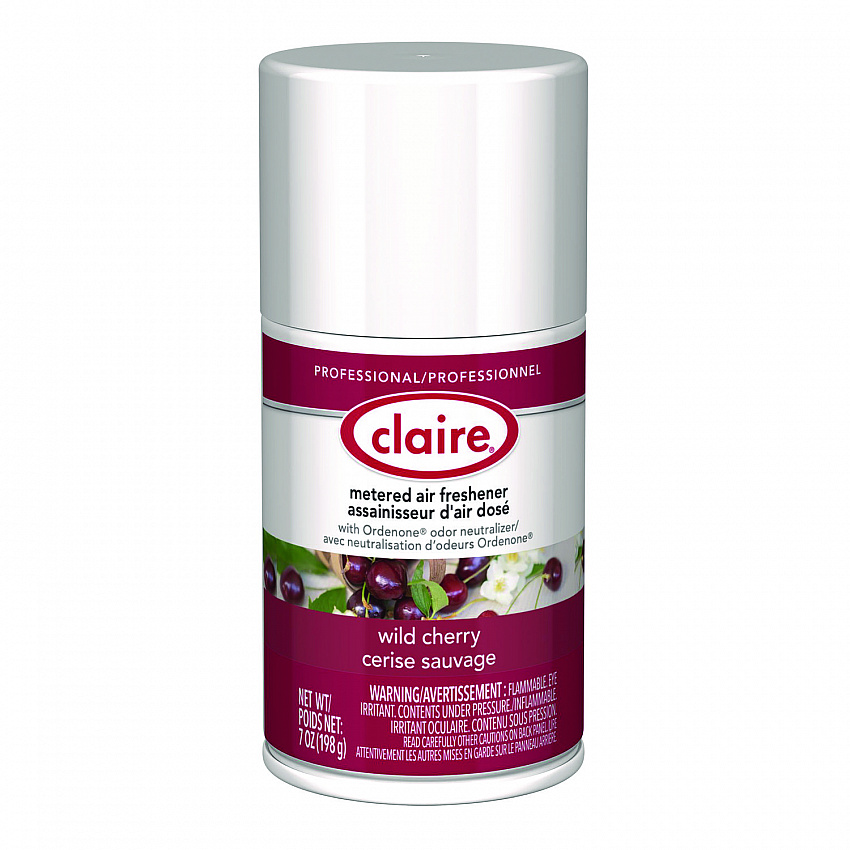 Metered Air Freshener, Cherry, 7 oz Aerosol Spray, 12/Carton (107)