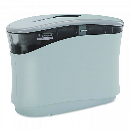 Countertop Folded Towel Dispenser, 13.3 x 5.2 x 9, Gray (55760)