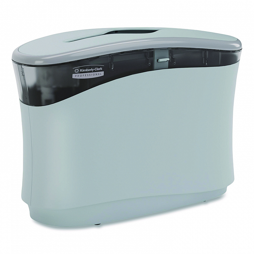 Countertop Folded Towel Dispenser, 13.3 x 5.2 x 9, Gray (55760)