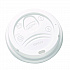 Dome Drink-Thru Lids, Fits 10 oz to 16 oz Hot Cups, Plastic, White, 1,000/Carton (D9542)